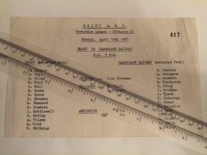 1969/70 Emley AFC v Harrogate Railway - Yorkshire League - 12th Apr 1970 s/s for sale on Ebay