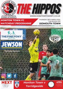 2023/24 HONITON TOWN v SIDMOUTH TOWN SOUTH WEST PENINSULA EAST 28/3/24 POSTPONED for sale on Ebay