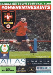 2024/25 SANDIACRE TOWN v DUNKIRK UNITED COUNTIES LEAGUE DIVISION ONE PROG 15/3 for sale on Ebay