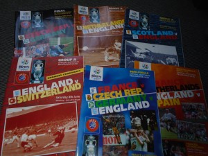 7 EURO 96 MATCH PROGRAMMES ALL LISTED INC FINAL for sale on Ebay