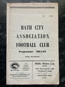 1964-65 BATH CITY v BOURNEMOUTH Friendly - March 22nd, 1965 Official Programme for sale on Ebay
