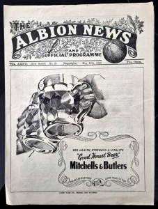 12 May 1945 WEST BROMWICH ALBION v BIRMINGHAM CITY, Excellent & Clean! for sale on Ebay