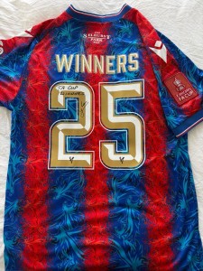 Signed Oliver Glasner Crystal Palace 25/26 Home Shirt Proof for sale on Ebay