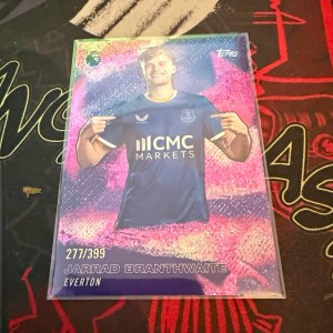 Topps Premier League 2026/27 Jarrad Branthwaite Everton SPL-10 Parallel /399 for sale on Ebay