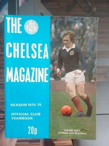 Chelsea football yearbook 1974 1975 for sale on Ebay