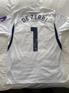 Signed Roberto De Zerbi Tottenham 26/27 Home Shirt Proof for sale on Ebay