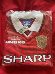 Manchester United 1998/99 Champions League Final Shirt. BNWT for sale on Ebay