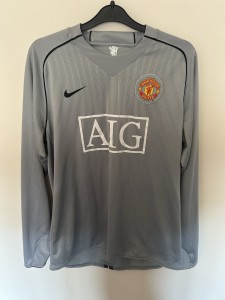 Manchester United 2007/08 Goalkeeper 4th Shirt. PLAYER ISSUE for sale on Ebay
