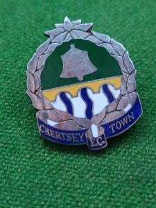 Vintage Chertsey Town FC Enamel Football Club Crest Badge The Curfews Non League for sale on Ebay