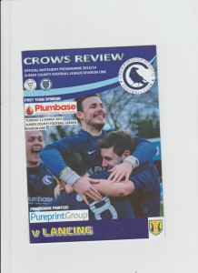 2013-14 Crowborough Athletic v Worthing United - Sussex County League Div One for sale on Ebay