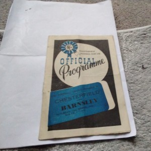 Chesterfield v Barnsley Football Programme 13/3/1948. for sale on Ebay