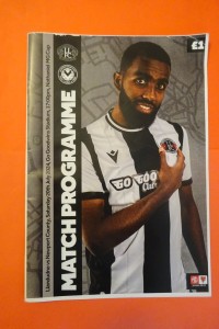 2024/25  LLANDUDNO v NEWPORT COUNTY   Nathaniel MG Cup for sale on Ebay