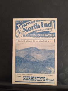 1951 PRESTON NORTH END V ARSENAL LEAGUE DIVISION ONE MATCH PROGRAMME for sale on Ebay