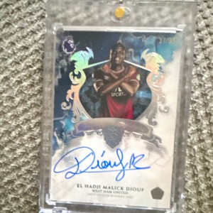 Topps Royalty 26 El Hadji Malick Diouf Hard Signed Auto /99 West Ham for sale on Ebay