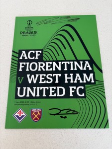 Bowen Rice Signed West Ham United 2023 Conference League Final Programme COA for sale on Ebay