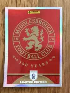 PANINI EFL 2026/27 MIDDLESBROUGH 150 YEARS LIMITED EDITION STICKER 2026/27 for sale on Ebay
