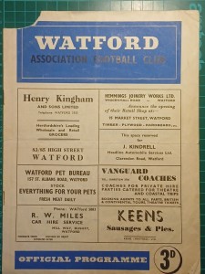 1952 WATFORD v SHREWSBURY TOWN Football Programme 12/1/1952 Division 3 South for sale on Ebay