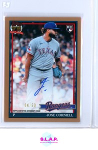 JOSE CORNIELL TOPPS 04/50 CERT AUTO ROOKIE 75 YEARS OF BASEBALL RANGERS 2026 for sale on Ebay