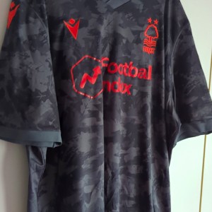 Macron Nottingham Forest Away Shirt Grey 2xl Short Sleeve Adults for sale on Ebay