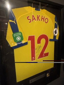 Crystal Palace Mamadou Sakho Match Issue Shirt Signed 18/19 (See Description) for sale on Ebay