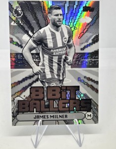Topps Prem James Milner Bookend 8Bit Ballers 75/75 Brighton for sale on Ebay