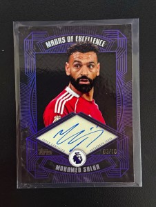 Topps Mohamed Salah Liverpool Marks of Excellence on card Auto 03/10 MOE-SL2 for sale on Ebay