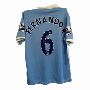 Fernando Signed Shirt ACG Authentication Manchester City 15 16 Jersey  for sale on Ebay