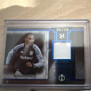 Topps Museum Collection 2025/26 Morgan Rogers Aston Villa Relic MM-MR 82/150 for sale on Ebay