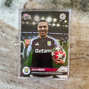 Topps 2024-25 Topps Now Morgan Rogers Aston Villa UEFA CL #086 Football Card for sale on Ebay