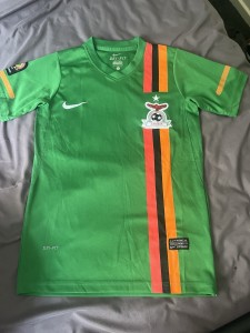 Zambia’s Football Shirt. Kids Large for sale on Ebay