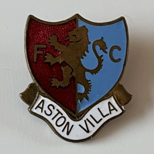 Rare Vintage Aston Villa FC Football Enamel Crest Badge Pin  for sale on Ebay