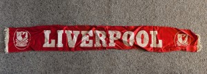 VINTAGE 1970's LIVERPOOL FC RED & WHITE 
