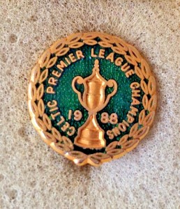 Celtic Football Club Premier League Champions 1988 Badge for sale on Ebay