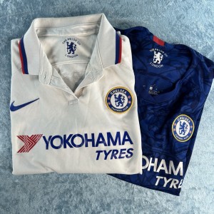 Men’s Chelsea FC 2019 2020 Home And Away Shirt Size Large 10 TAKA Football Kit for sale on Ebay