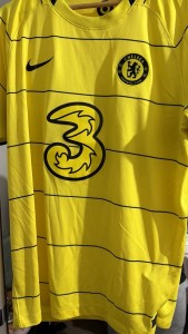 Chelsea Nike 2021-2022 Yellow Away Football Jersey Shirt, size XL for sale on Ebay