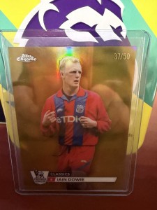 Topps Chrome Classics Flagship Edition Iain Dowie Crystal Palace 37/50 for sale on Ebay