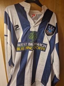 Rare West Bromwich Albion 1997–1999 Home Shirt – Match Worn #8 Ian Hamilton for sale on Ebay