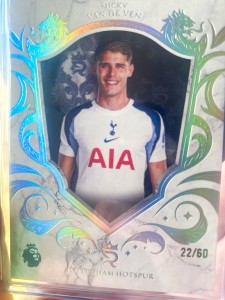 Topps Royalty 2026 Premier League Micky Van De Ven Tottenham Hotspur 22/60 for sale on Ebay