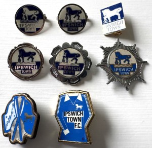 Ipswich Town FC collectable metal football pin badges for sale on Ebay