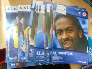 Bundle of 20 x St Johnstone FC Programmes Listed 2006-2008 for sale on Ebay