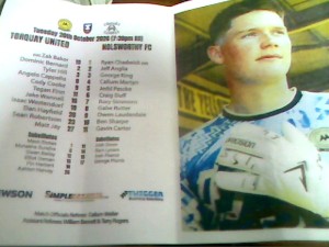 26/27 TORQUAY UNITED V HOLSWORTHY [ST LUKES CHALLENGE CUP 20/10/26] SCORE 11-0 for sale on Ebay