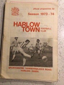 Harlow Town v Maidenhead United 8th Dec 1973 FA Amateur Cup for sale on Ebay