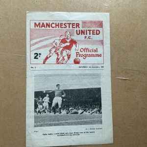 Season 1964/65. Manchester United Reserve V Barnsley. Central League for sale on Ebay