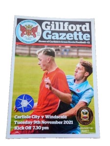 Carlisle City v. Windscale 9/11/21 Cumberland Senior Cup 2nd Round for sale on Ebay