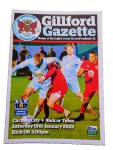 Carlisle City v. Redcar Town 15/1/22 Northern League Division 2 for sale on Ebay