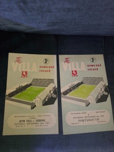 2 ASTON VILLA HOMES 1951/2 & 1954/5 for sale on Ebay