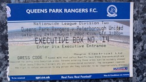 QPR v PETERBOROUGH UNITED 2002 for sale on Ebay