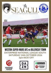 Weston Super Mare v Billericay Town Saturday 24th October 2026 for sale on Ebay