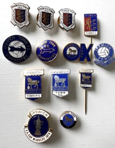 Ipswich Town FC collectable metal/enamel/stickpin football pin badges for sale on Ebay