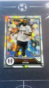 2026 Topps Premier League Alex Iwobi Hex Parallel /38 Fulham FC #140 for sale on Ebay